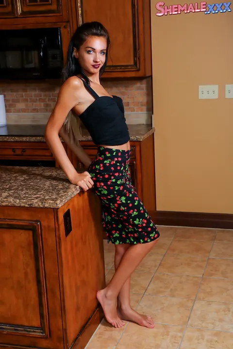 Trans Woman Strips Naked and Spreads Wide – photo 3 of 16