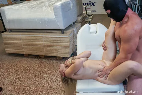 Busty Thick Woman Bound for a Blowjob and Anal at Waterfall – photo 20 of 21