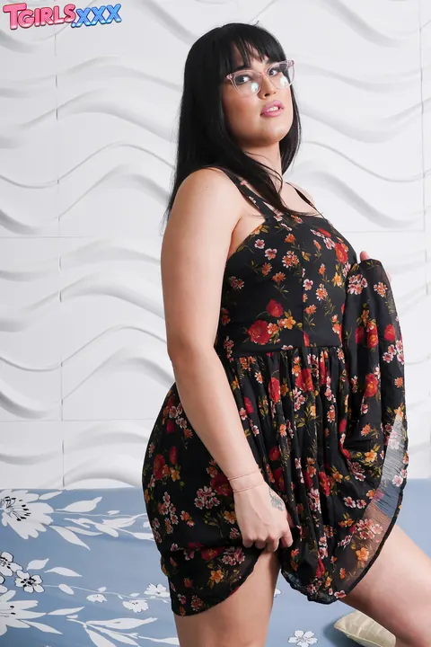 Trans Woman Strips Out of Her Corset and Poses Nude – photo 3 of 16
