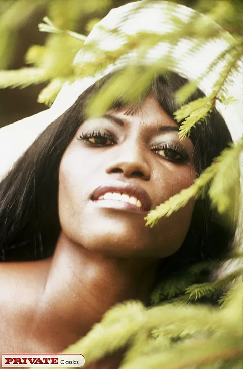 Lucienne Camille: Ebony Brunette Strips Out of Her Bikini in the Forest – photo 1 of 13