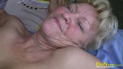 Busty Blonde MILF in Glasses Has Threesome Sex – photo 12 of 20
