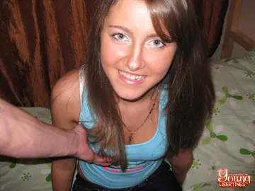 European Amateur Gives a Blowjob and Rides Cowgirl