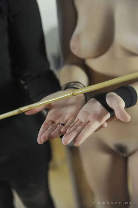 Amy Wilson: Thick Brunette in Stockings Gets Fingered and Licked While Bound – photo 15 of 15