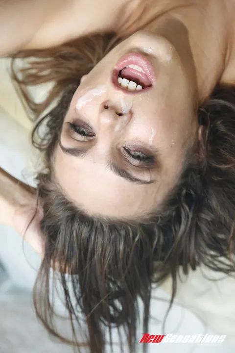 Tiffany Tyler: Tall Brunette MILF Takes Rough Face Fuck and Gets Covered in Cum – photo 18 of 21