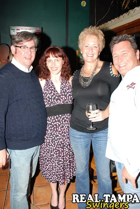 Mandi McGraw: Tall Blonde MILF in Glasses Joins a Swingers Group – photo 5 of 20