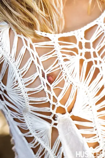 Lacy Johnson – Tall Blonde with Piercing Masturbates Outdoors