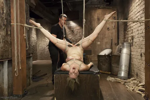 Winnie Rider: Blonde MILF Bound and Takes a Dildo – photo 15 of 21