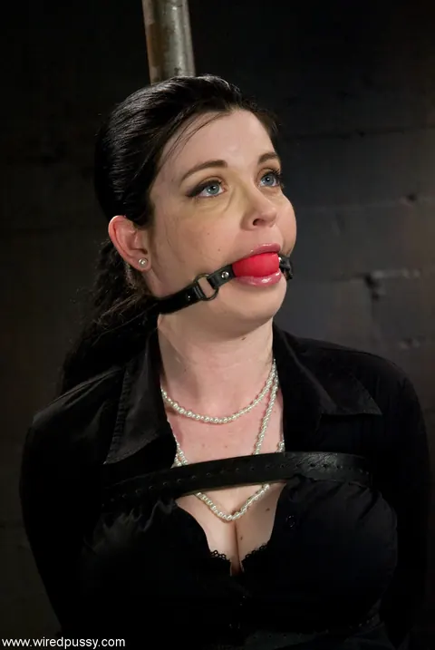 Annette Schwarz: Tall Busty Blonde and Brunette in Skirts Share Lesbian BDSM – photo 2 of 21
