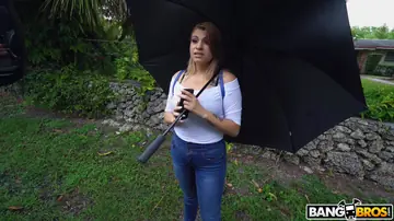 Blonde Latina MILF Gives a Blowjob and Gets Fucked Doggy on Bus