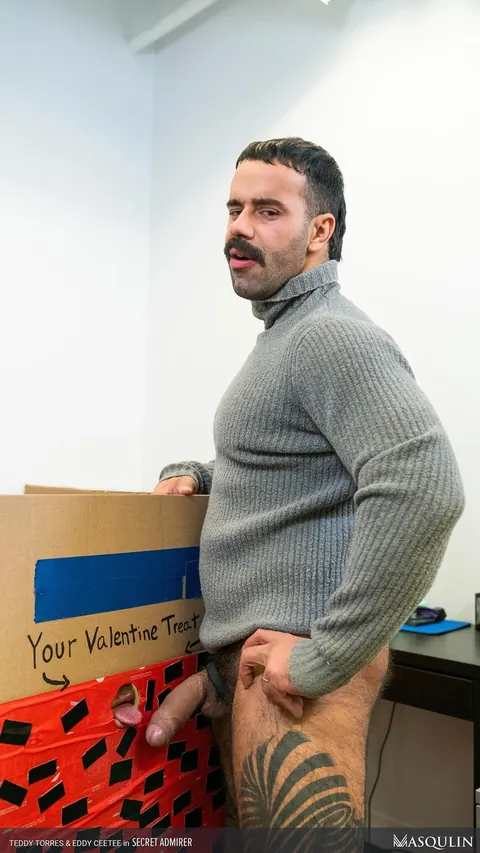 Two Men Have Bareback Sex and Take Facials in the Office – photo 8 of 20
