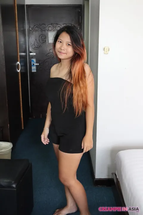Asian BBW Strips Out of Her Skirt to Lingerie – photo 2 of 20