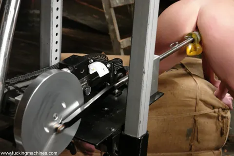 Cassidy Essence: Short-Haired Redhead Strips and Uses a Dildo Machine – photo 5 of 21