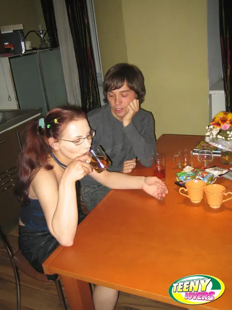 Lisa Musa: Petite Russian Redhead Takes a Creampie in the Kitchen – photo 3 of 20