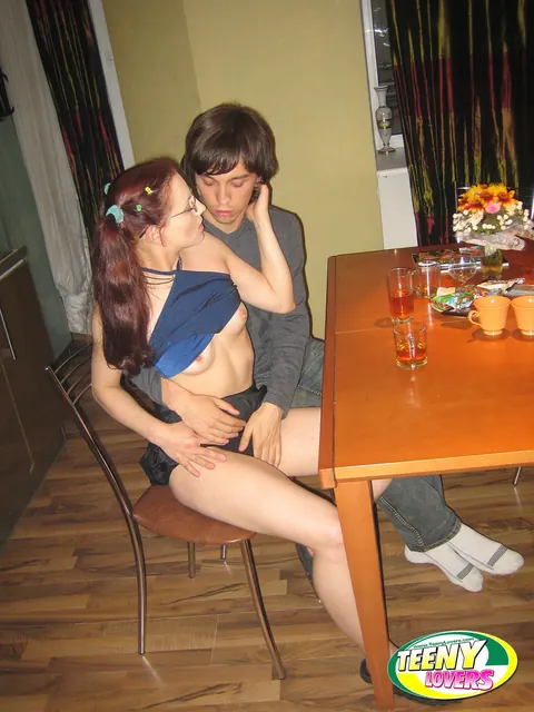 Lisa Musa: Petite Russian Redhead Takes a Creampie in the Kitchen – photo 7 of 20