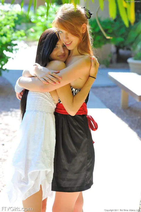 Pepper Kester: Tall Redhead Strips Out of Her Dress for Public Lesbian Fingering – photo 6 of 20