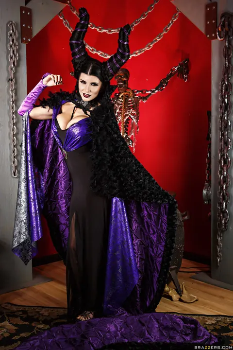 Romi Rain: Busty Brunette in Costume Takes a Big Cock – photo 5 of 21