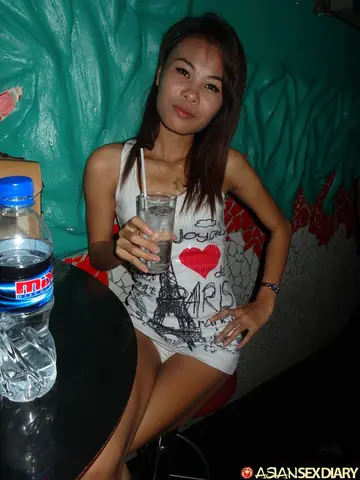 Tall Skinny Asian Woman Undresses and Takes a Creampie