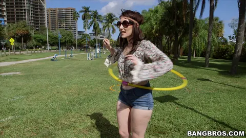 Lilith Addams: Pale Brunette with Natural Tits and Glasses Fucks in a Van – photo 2 of 21