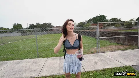 Shrooms Q: Italian Brunette with Short Hair Sucks and Strokes Cock Outdoors – photo 3 of 21