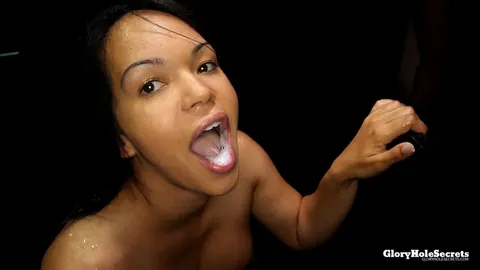 Busty Brunette Sucks and Strokes Until She Swallows Every Load – photo 5 of 19