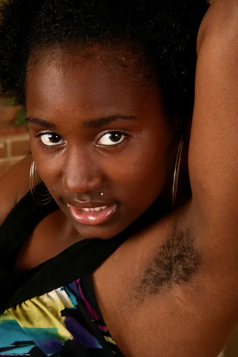 Busty Ebony Brunette Pulls Panties Aside and Spreads – photo 6 of 21