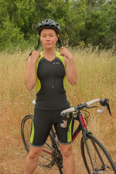 Jiz Lee: Petite Hairy MILF Strips Naked Outdoors in Nature – photo 1 of 20