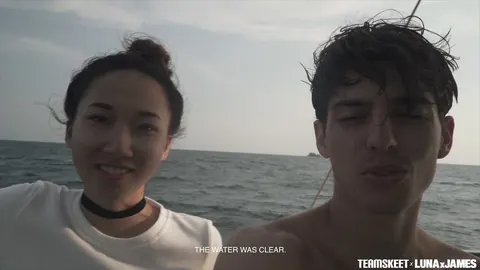 Luna Okko: Asian Brunette Takes Anal Doggy on Rocky Beach – photo 14 of 16