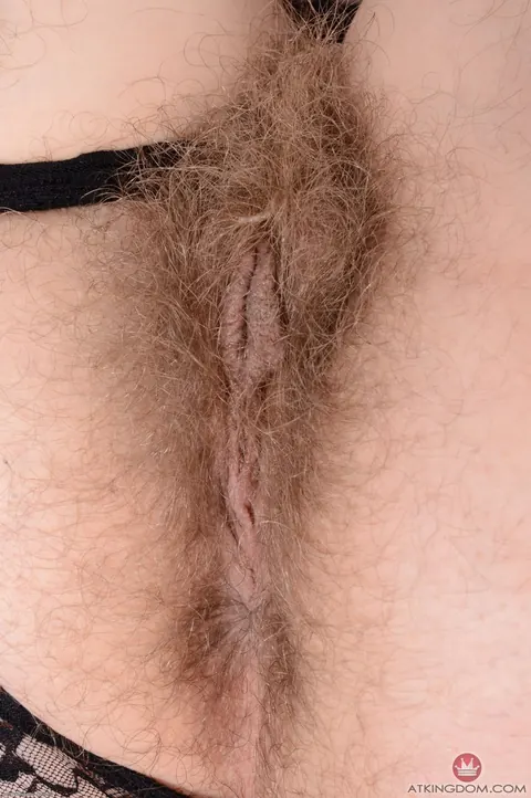 Felicia Fisher: Slim Blonde in Stockings Spreads Her Hairy Pussy Wide – photo 9 of 21
