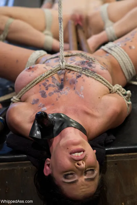 Brandy Aniston & Felony: Busty Latina MILF Dominates Two Women in Bondage – photo 20 of 21