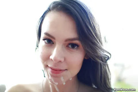 Chloe Riley: Brunette with a Piercing Gets Her Pussy Licked and Takes a Facial – photo 16 of 16