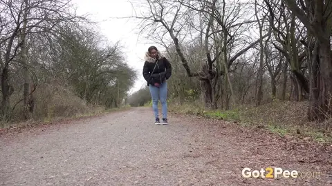 Natasha Ink: European in Jeans Spreads on Country Road – photo 14 of 15