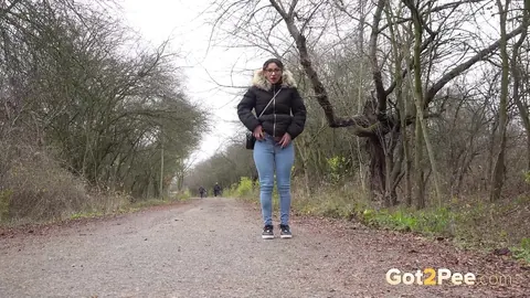 Natasha Ink: European in Jeans Spreads on Country Road – photo 2 of 15