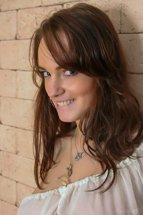 Milana F: Brunette Shows Off Her Big Natural Tits While Posing Nude – photo 11 of 21