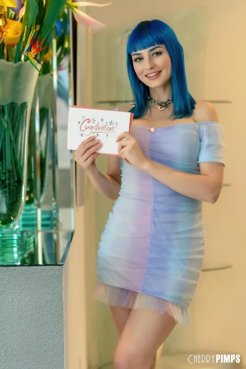 Jewelz Blu: German Brunette Strips Out of Her Skirt in High Heels – photo 2 of 20