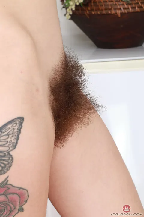 Pearl Sage: Slim Russian Redhead Spreads Her Hairy Crotch and Big Ass – photo 10 of 20