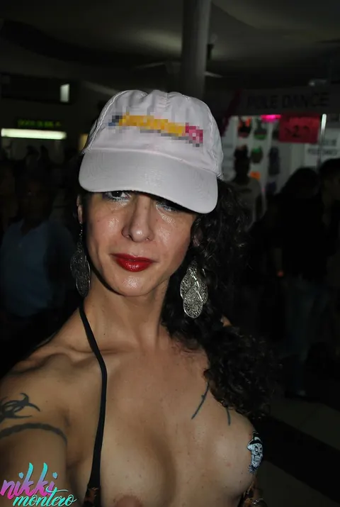 Trans Woman Stands Fully Nude Showing Front and Back – photo 16 of 16