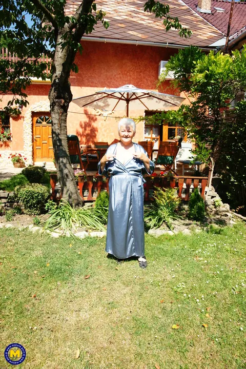 Mature European Woman Drops Her Robe and Masturbates – photo 3 of 20