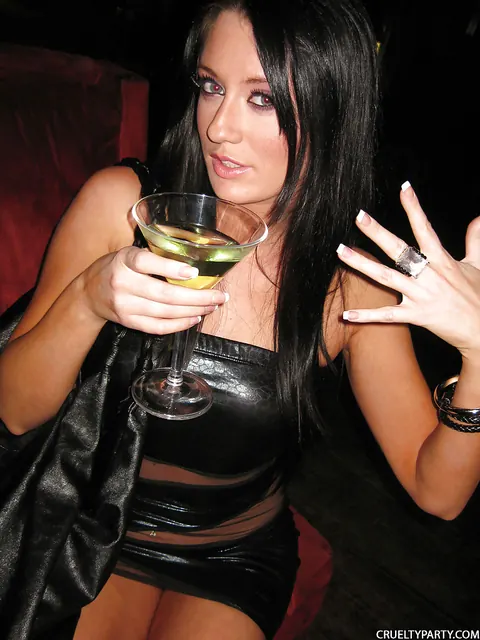 Aries Stone: Short-Haired Brunette Dances Nude at Wild Party – photo 13 of 16