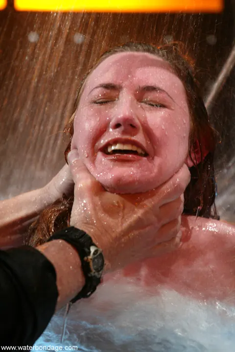 Kendra James: Redhead MILF Bound in Water Bondage Outdoors – photo 14 of 21