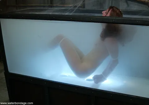 Kendra James: Redhead MILF Bound in Water Bondage Outdoors – photo 11 of 21