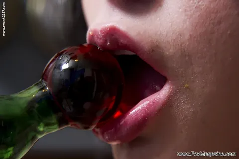 Jamey Janes: Tattooed Brunette Smokes, Drinks and Masturbates Nude – photo 20 of 20
