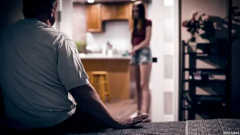 Maya Kendrick: Tall Pregnant Redhead PAWG Takes Two Cocks in a Threesome – photo 10 of 15