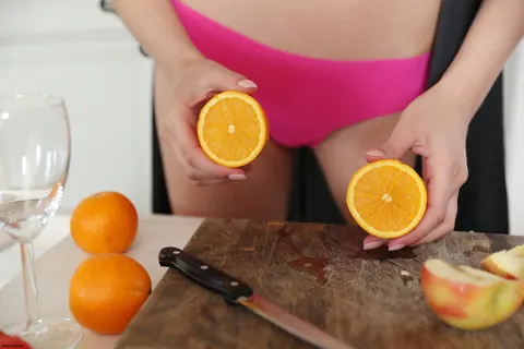 Stacy Cruz: Redhead with Natural Tits Fucks Doggy Style in the Kitchen – photo 10 of 17