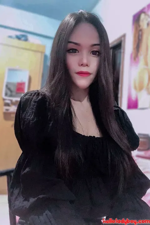 Asian Trans Woman Undresses and Shows Her Uncut Cock – photo 10 of 21