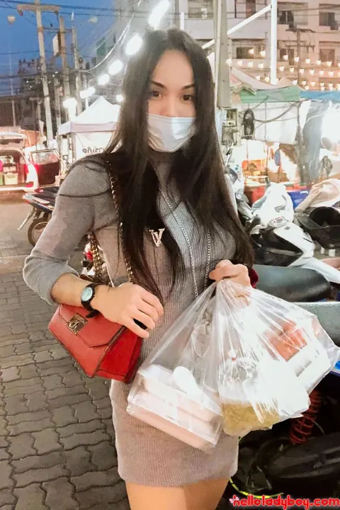 Asian Trans Woman Undresses and Shows Her Uncut Cock – photo 3 of 21