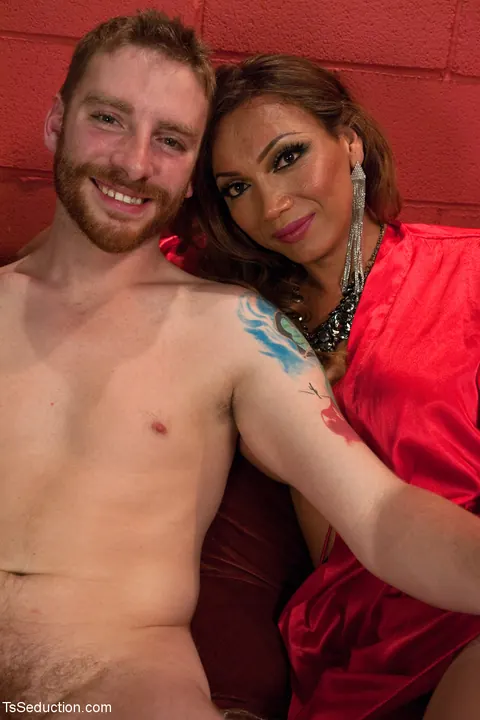 Trans Woman Dominates in Bondage Session Ending with Cumshot – photo 20 of 20
