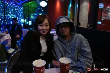 Hairy Asian Babe Strips for Public Doggy Sex