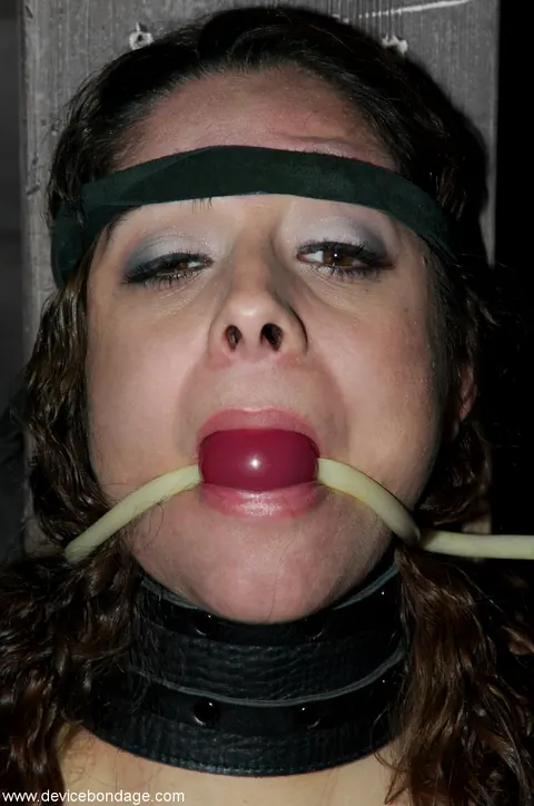 Amina Sky: Petite Curly Brunette Gets Clothespinned and Vibrated in Bondage – photo 7 of 21