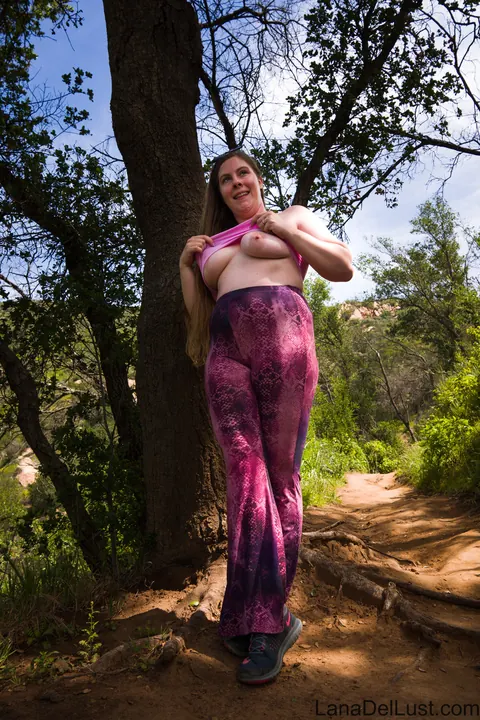Lana Del Lust: Chubby Redhead with Big Natural Tits Gets Fucked Outdoors – photo 6 of 15