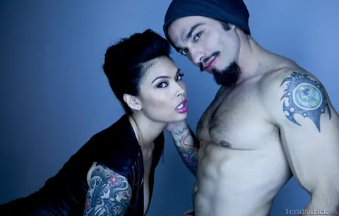 Tera Patrick: Tall Thai MILF Models Sheer Lingerie and Heels – photo 14 of 15